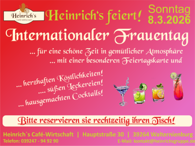 Frauentag bei Heinrich's 