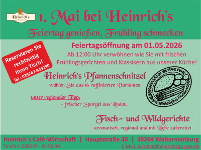 1.Mai bei Heinrich's