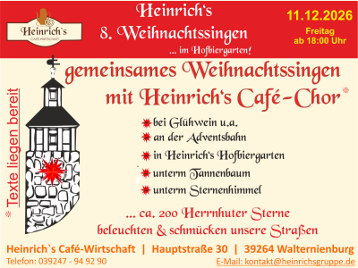 Heinrich's Weihnachtssingen 